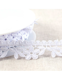Daisy guipure - White