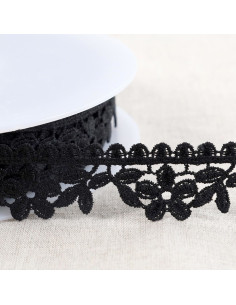 Daisy Guipure - Black