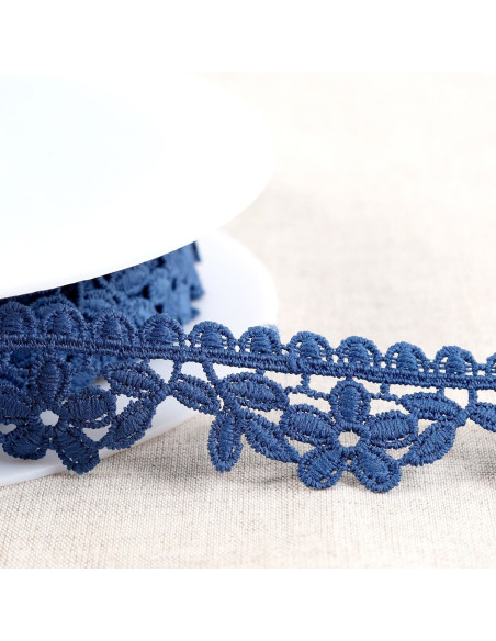 Daisy guipure - Navy blue