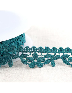 Daisy Guipure - Teal Blue