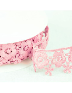 Floral Guipure - Pink