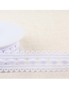 Diamond guipure - White