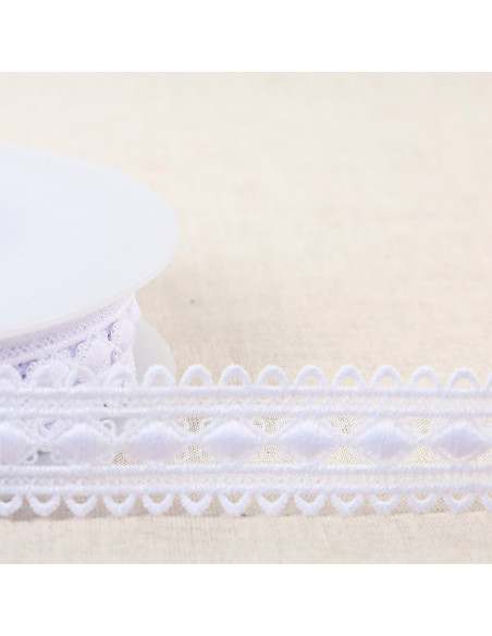 Diamond guipure - White