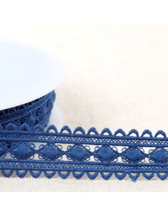 Diamond guipure - Navy blue