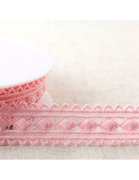 Diamond guipure - Pink