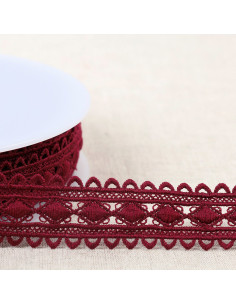 Diamond guipure - Plum