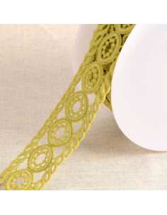 Guipure circle - Khaki