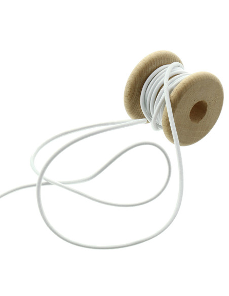 Elastic cord 3.00 mm - White