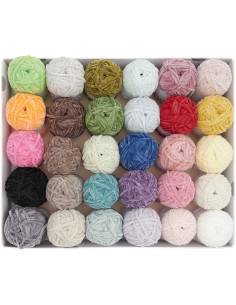 Box of 30 Ricorumi Nilli Nilli yarn balls 2