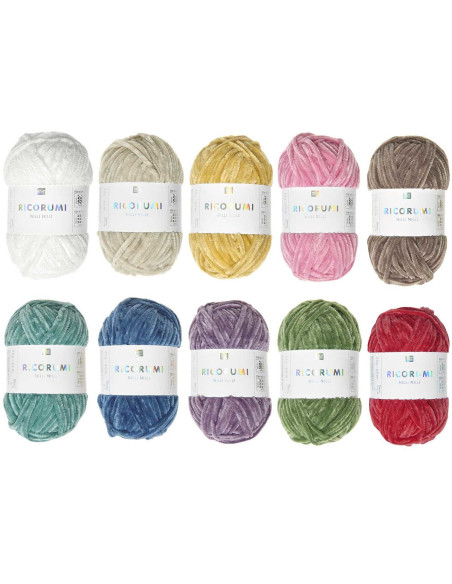 Ricorumi Nilli Nilli Rainbow Yarn Box Set of 10 Balls