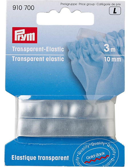 Transparent elastic