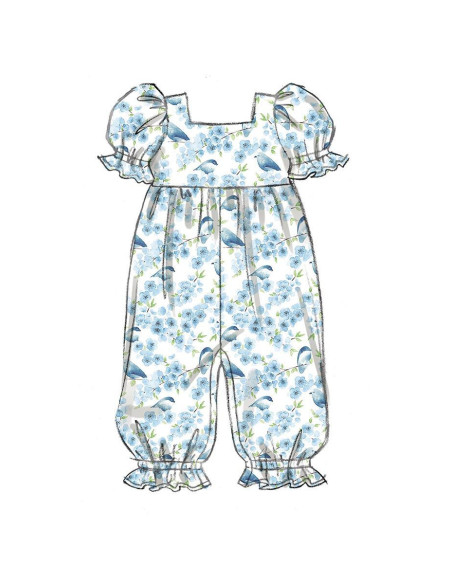 Rompers Pattern - Butterick 6950