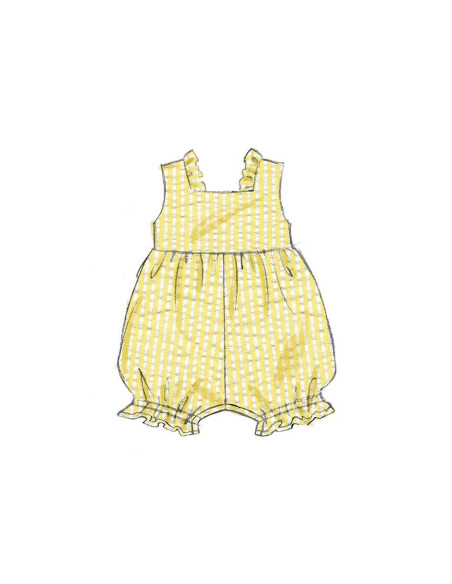 Rompers Pattern - Butterick 6950