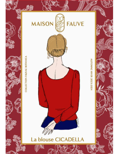 Cicadella Blouse Pattern - Maison Fauve