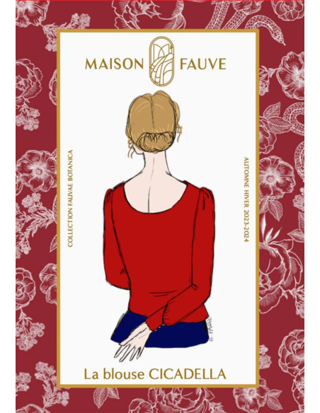 Cicadella Blouse Pattern - Maison Fauve