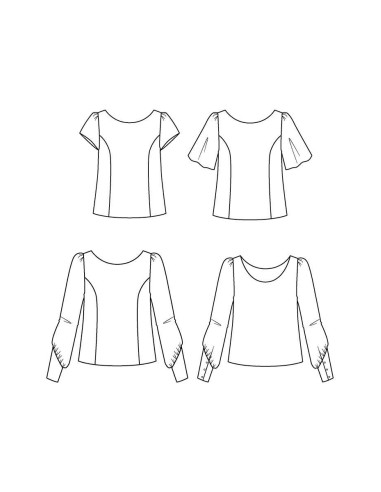 Cicadella Blouse Pattern - Maison Fauve