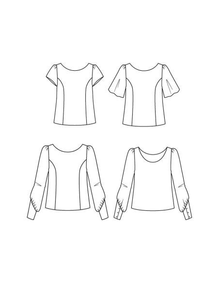 Cicadella Blouse Pattern - Maison Fauve