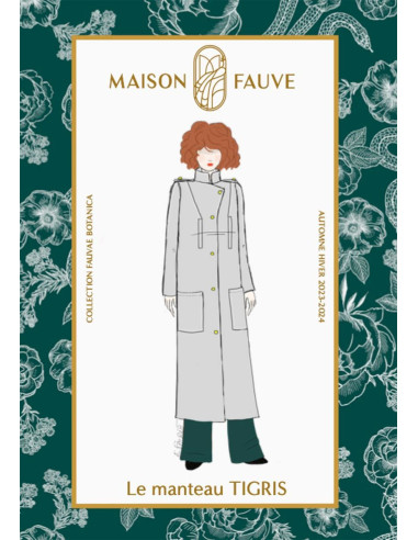 Tigris Coat Pattern - Maison Fauve