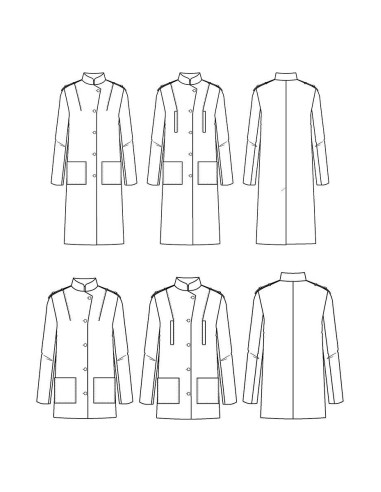 Tigris Coat Pattern - Maison Fauve