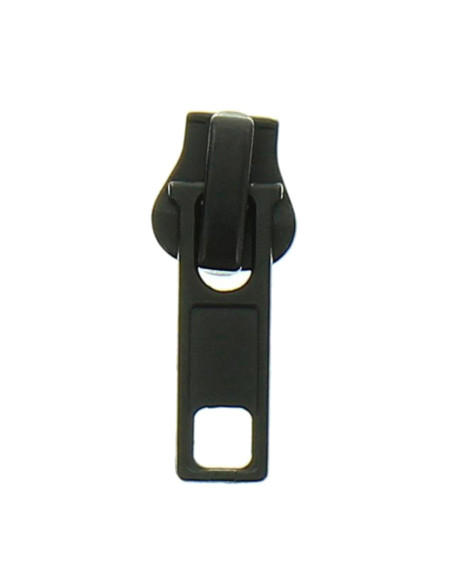 Synthetic closure slider 6 mm - Black
