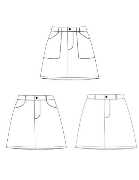 Skirt Pattern - Groovy - Lise Tailor