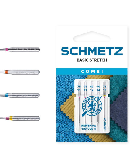 Assorted Needles Combi Basic Stretch Schmetz