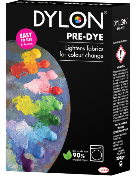 Dylon pre-dye in the machine