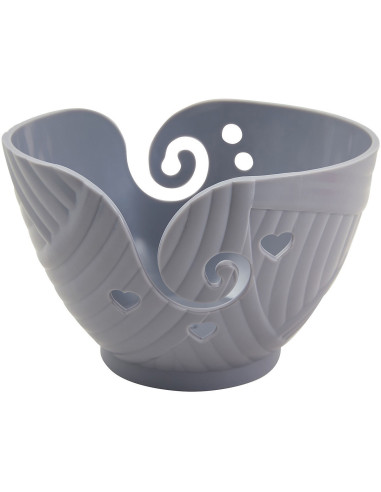 Gray yarn bowl