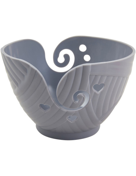 Gray yarn bowl
