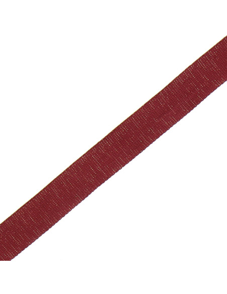 Sparkling cotton strap for bag - Bordeaux