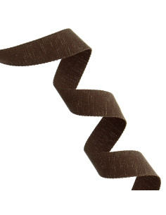 Sparkling cotton strap for bag - Brown