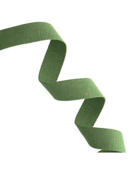 Sparkling cotton strap for bag - Sage green