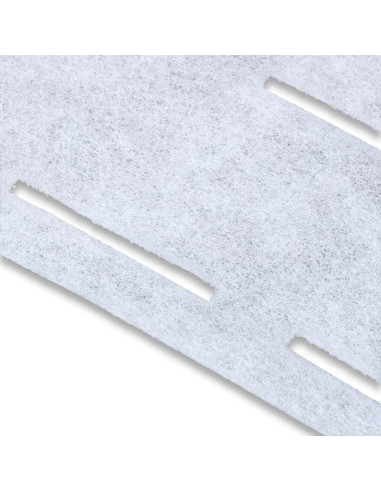 Interfacing for quick edge Perfobande 25 mm - White