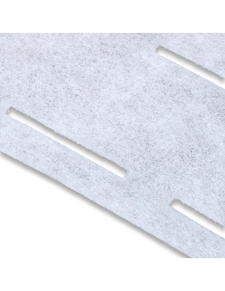 Interfacing for quick edge Perfobande 25 mm - White