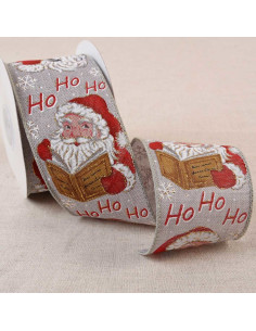 Santa Claus ribbon - Gray