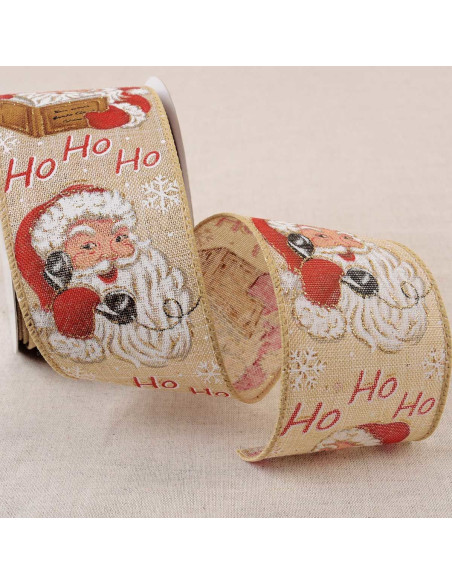 Santa Claus ribbon - Beige