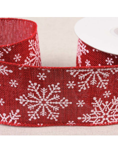 Flakes ribbon - Red