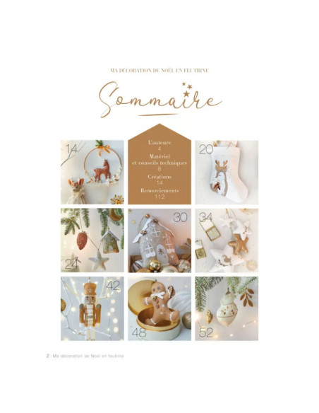 Book my felt Christmas decoration