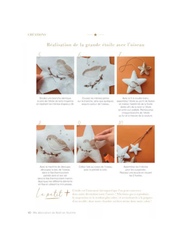 Book my felt Christmas decoration