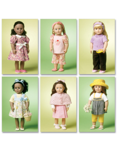 Pattern for 46 cm doll clothes