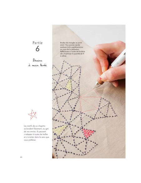 Embellished Sashiko Embroidery Book
