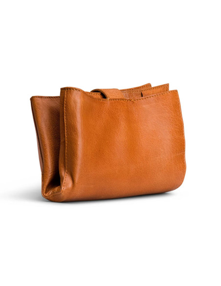 Muud Billie Leather Storage Case for Crochet Hooks and Interchangeable Needles - Whisky