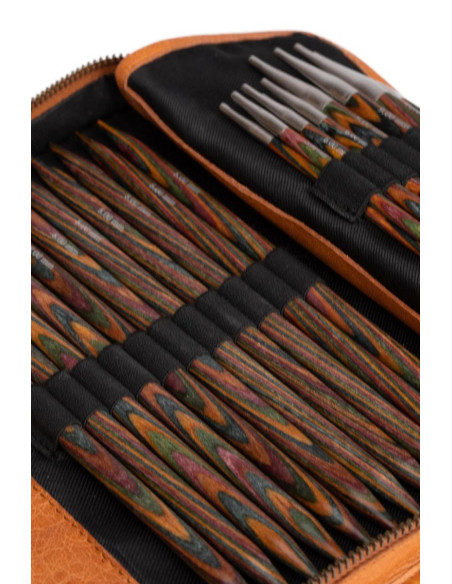 Muud Effi Leather Storage Case for Interchangeable Needles - Whisky
