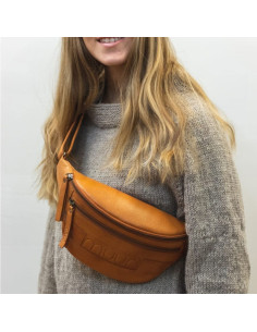 Muud Vegas Leather Fanny Pack - Whisky