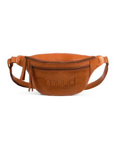 Muud Vegas Leather Fanny Pack - Whisky 2