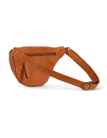Muud Vegas Leather Fanny Pack - Whisky
