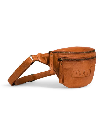 Muud Vegas Leather Fanny Pack - Whisky