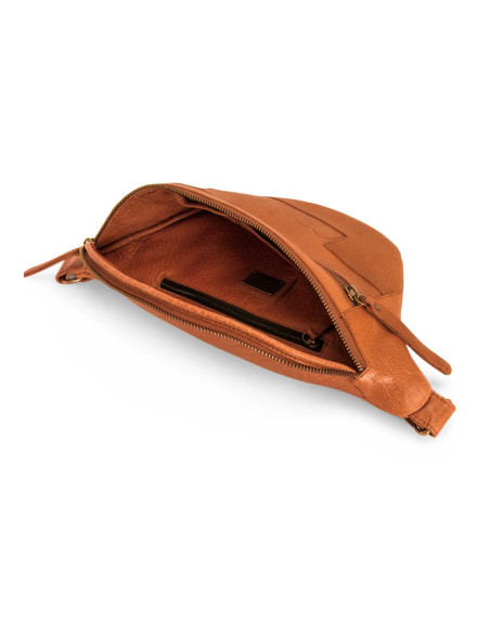 Muud Vegas Leather Fanny Pack - Whisky