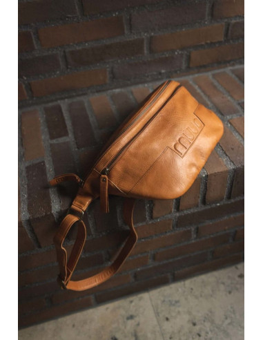 Muud Vegas XL Leather Fanny Pack - Whisky
