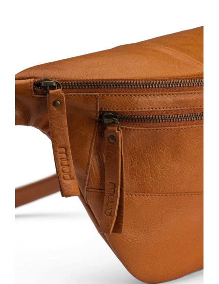 Muud Vegas XL Leather Fanny Pack - Whisky